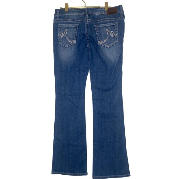 Maurices Kaylee Jeans Womens 7/8 L Original Fit Bootcut Medium Wash Denim NWT - Picture 5 of 12